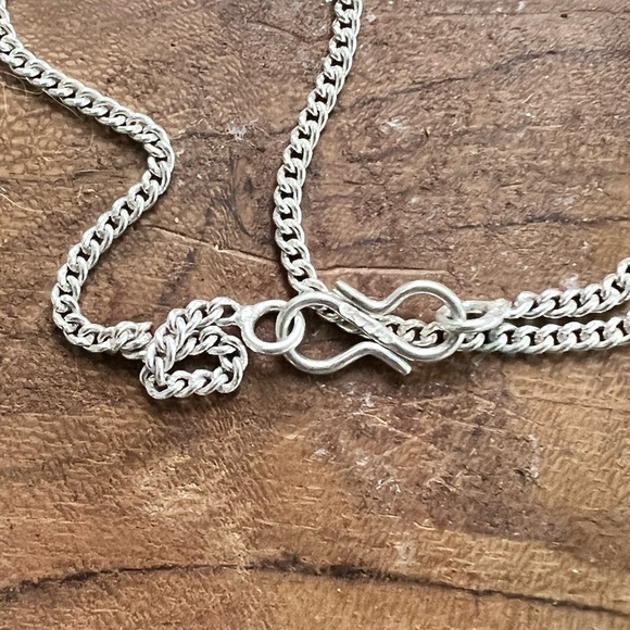 Dendritic opal & moonstone necklace - Picture 6 of 10